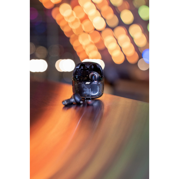 Фото - Наушники вкладыши беспроводные TWS JBL Tune FleX Gost Black(JBLTFLEXGBLK)