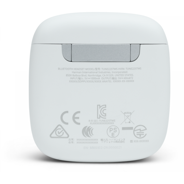 Фото - Наушники вкладыши беспроводные TWS JBL T225TWS White (JBLT225TWSWHT)