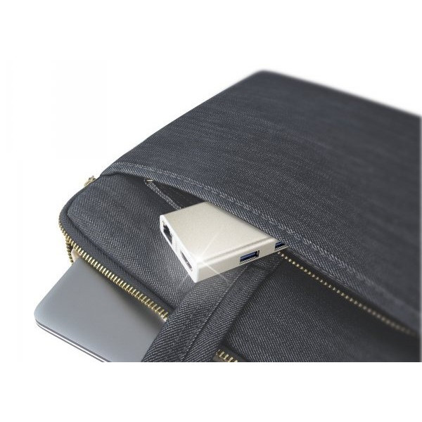 Фото - Хаб USB J5create USB-C 5-в-1 Silver (JCA374-N)