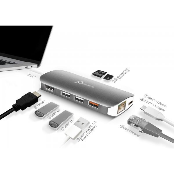 Фото - Хаб USB J5create JCD383-N