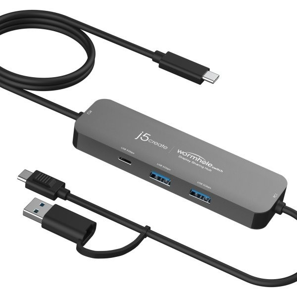 Фото - Хаб USB J5create 2-USB-A/1 USB-C (JCH462-N)