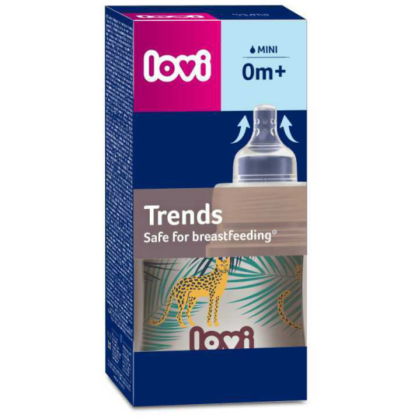 Фото - Бутылочка для кормления Lovi Trends 120 мл - Jungle Vibes (21/593)