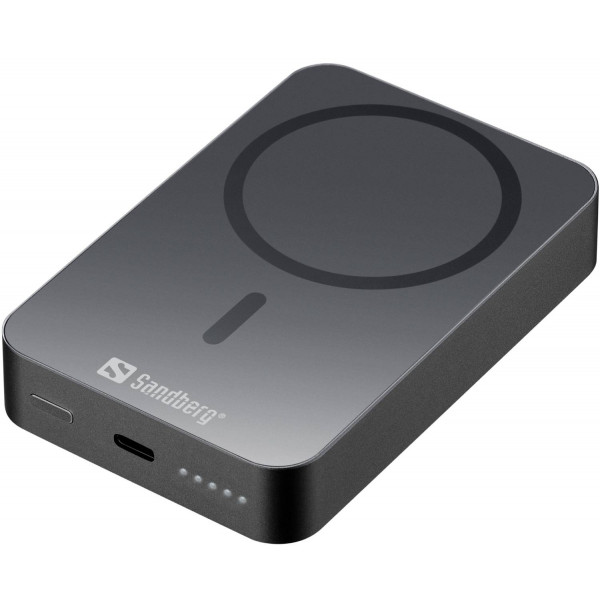 Фото - Батарея мобильная Sandberg Mag Wireless 10000mAh 20W 1USB-C Qi Wireless 15W (SAND_420-97)