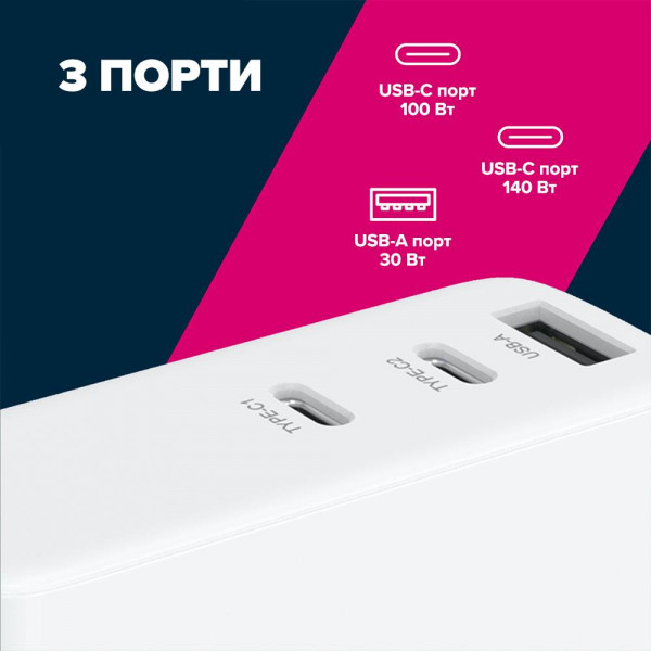 Фото - Сетевое зарядное устройство Canyon CND-CHA140W01