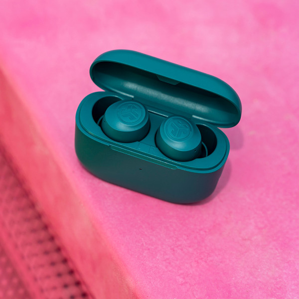 Фото - Наушники вкладыши беспроводные TWS JLab Go Air Pop True Wireless Earbuds Black Teal (IEUEBGAIRPOPRTEL124)