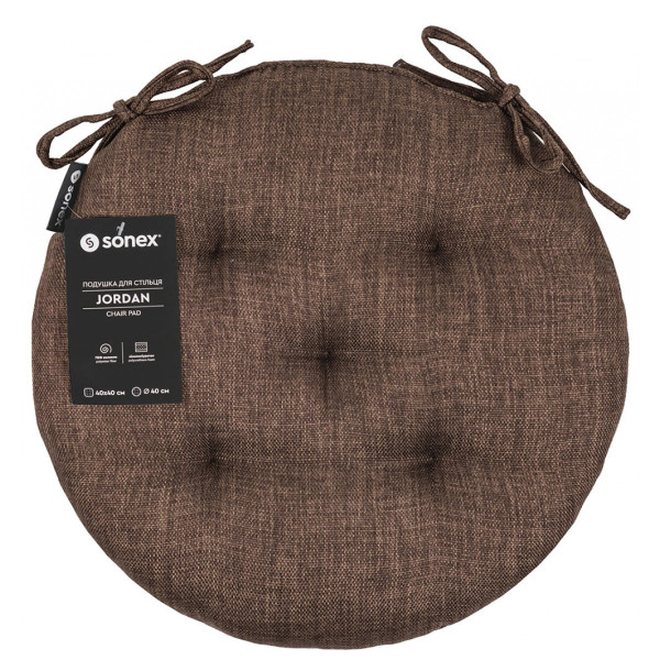 Фото - Подушка для стула Sonex Jordan пенополиуретан коричневый (SO102558)