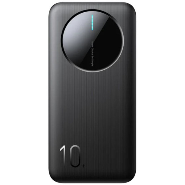 Фото - Батарея мобильная Joyroom 10000mAh 12W QC, 2xUSB-A, USB-C In/Out Black (JR-PBF12 Black)