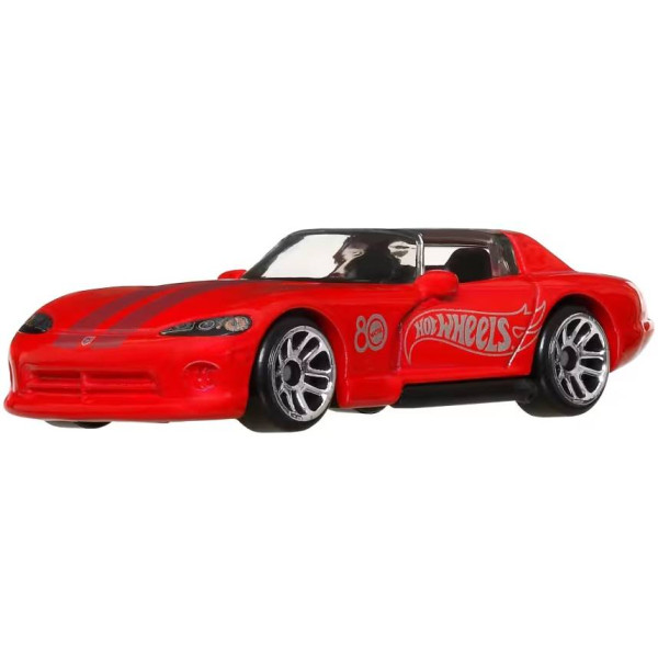 Фото - Набор базовых машинок Hot Wheels Тематический набор из 8 машинок «80 лет драйва Mattel» (JGK09)