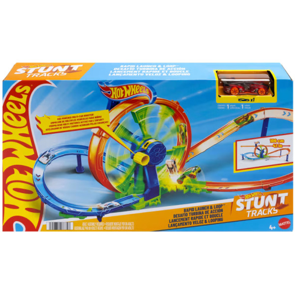 Фото - Игровой набор Hot Wheels Гонки на виражах (JBX65)