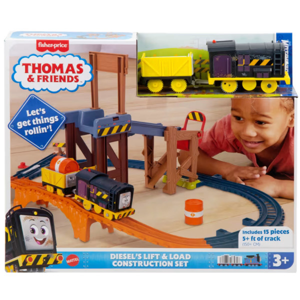 Фото - Железная дорога Thomas&Friends Приключения Дизеля на строительстве. Томас и друзья в ассортименте (JBW20)
