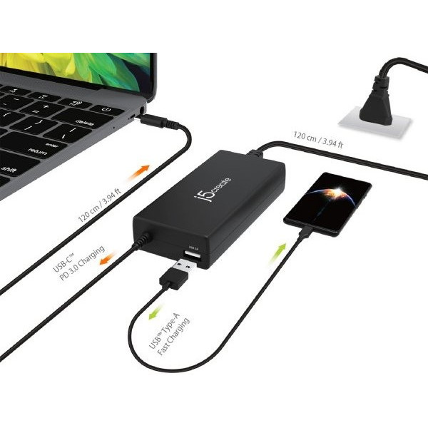 Фото - Зарядное устройство для ноутбука J5create JUP2290C-EN