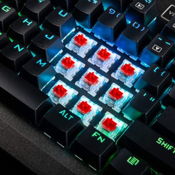 Фото - Клавиатура проводная игровая Modecom Volcano Hammer Outemu Red Switch (K-MC-HAMMER-U-RED-RGB-US)