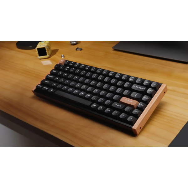 Фото - Клавиатура беспроводная Keychron K2HE 81Key, Gateron Double-Rail Magnetic Nebula, WL/BT/USB-A Black (K2H-F1-UA)