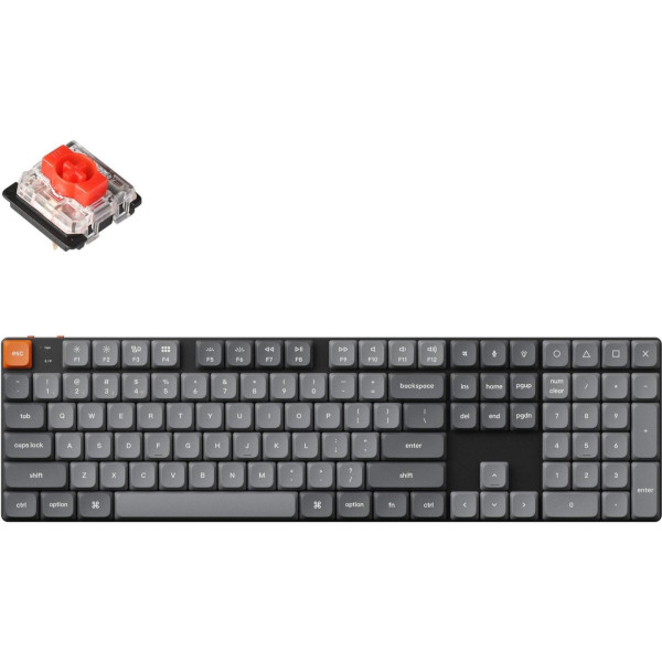 Фото - Клавиатура беспроводная Keychron K5 Max 104Key Gateron MX 2.0 Red WL/BT/USB-A (K5M-B1-UA)