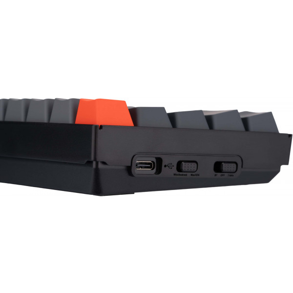 Фото - Клавиатура беспроводная игровая Keychron K6 Gateron G Pro Red Hot-swap BT/USB-A EN/UKR, RGB (K6V1_KEYCHRON)