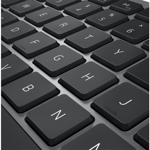 Фото - Клавиатура беспроводная Dell Compact Multi-Device Wireless Keyboard - KB740 - Russian(QWERTY) (580-AKOZ)