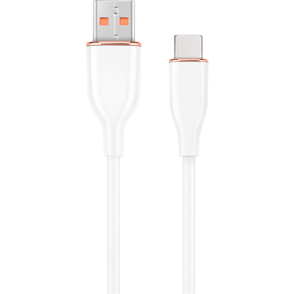 Фото - Кабель синхронизации данных Cablexpert USB - USB Type-C (M/M), 2.1 A, 1.5 м, White (CC-USB2S-AMCM-1.5M-W)