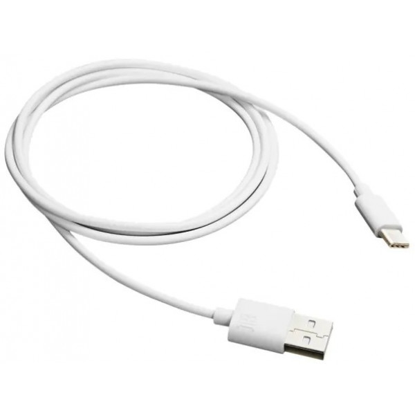Фото - Кабель синхронизации данных Canyon Type-C USB 1m White (CNE-USBC1W)