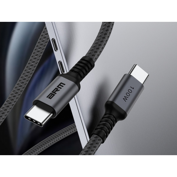 Фото - Кабель синхронизации данных Armorstandart PD 100W Aluminum Alloy 2m Black-Gray (ARM69371)