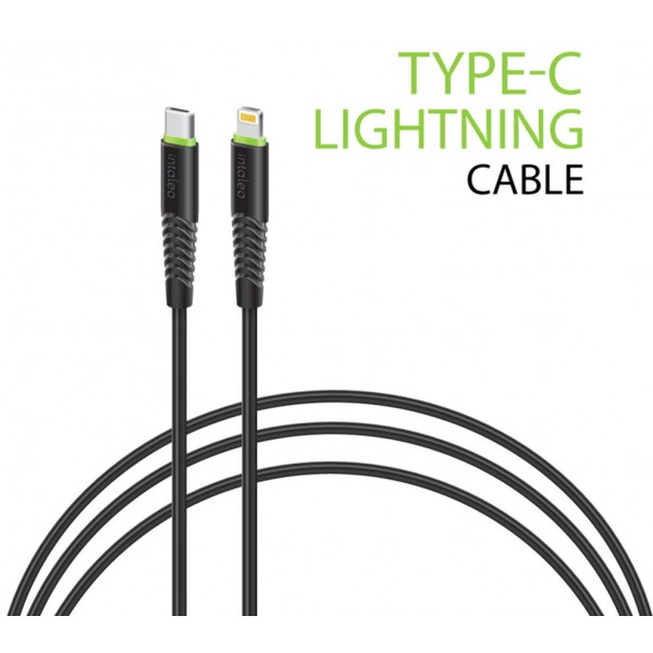 Фото - Кабель синхронизации данных Intaleo CBFLEXTL1 USB-C-Lightning 1.2м Black (1283126542459)