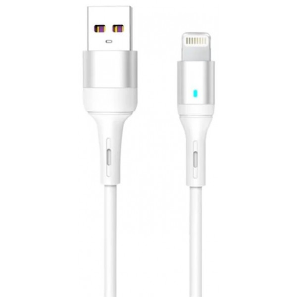 Фото - Кабель синхронизации данных SkyDolphin S06L LED Smart Power USB - Lightning 1 м White (USB-000555)