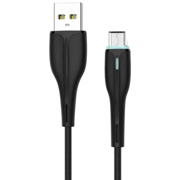 Фото - Кабель синхронизации данных SkyDolphin S48V USB - microUSB 1m Black (USB-000426)