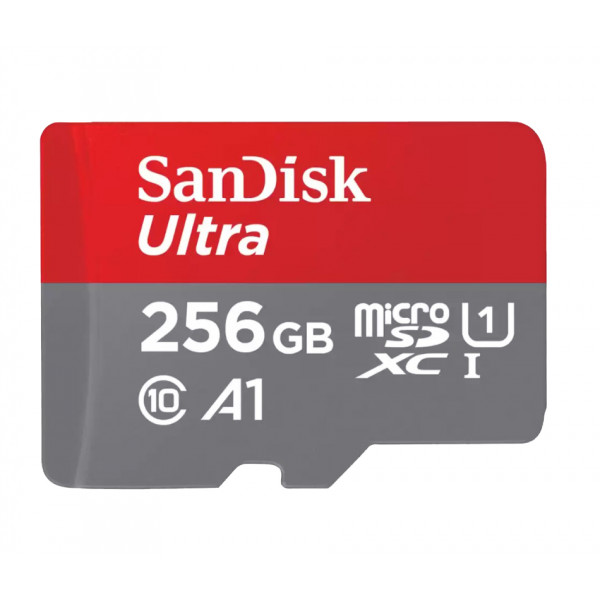Фото - Карта памяти SanDisk Ultra microSDXC 256GB + SD Adapter (SDSQUAC-256G-GN6MA)