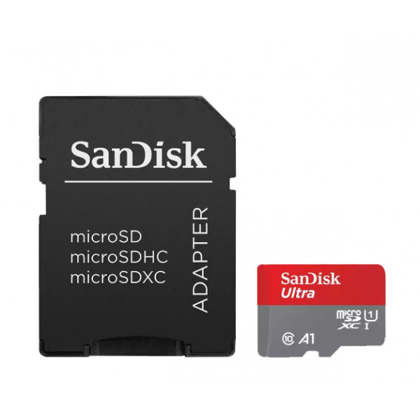 Фото - Карта памяти SanDisk Ultra microSDXC 512GB + SD Adapter (SDSQUAC-512G-GN6MA)