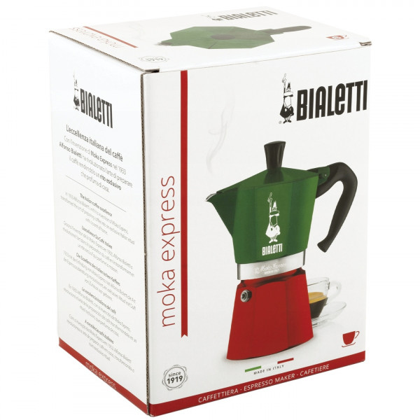 Фото - Кофеварка гейзерная Bialetti Moka Express Italia 180 мл (0005322)