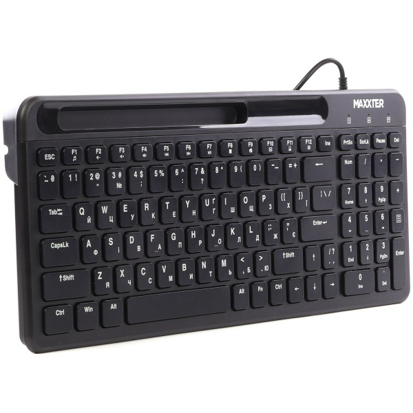 Фото - Клавиатура проводная Maxxter KB-01B-UA