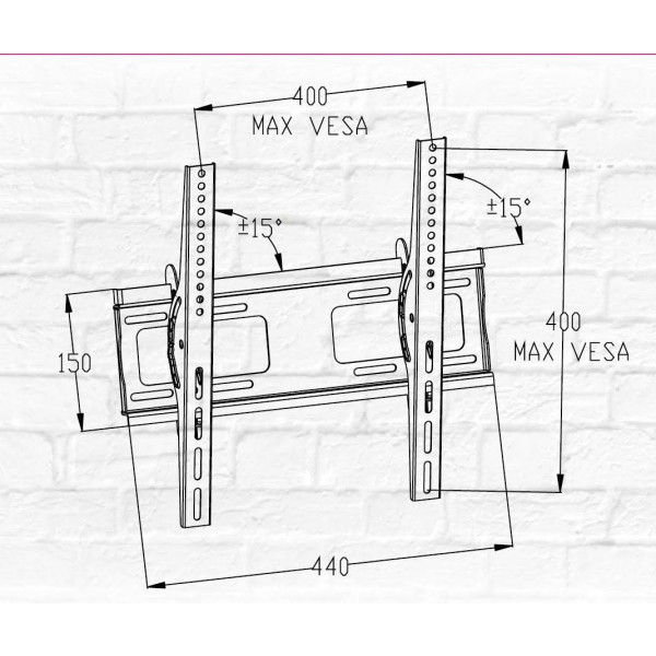 Фото - Крепление для телевизора AVATech 13w907st