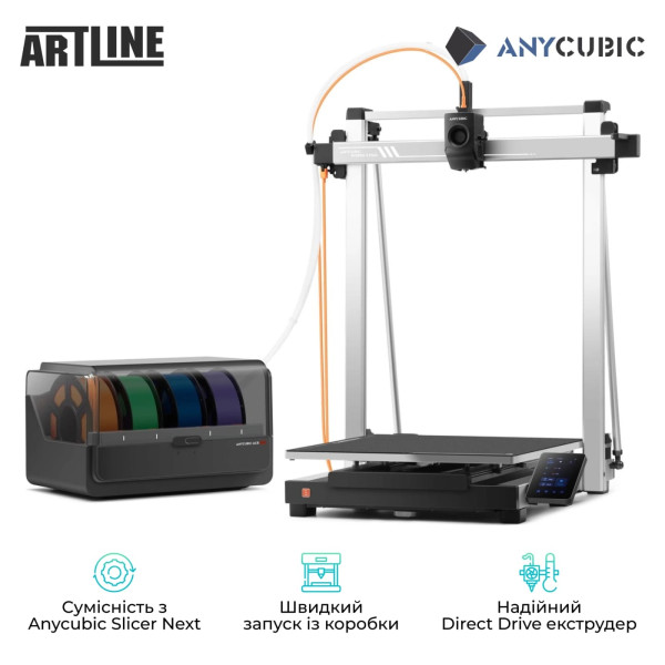Фото - 3-D принтер Anycubic Kobra 3 Max Combo (KB3MBKOA-O/DSHZBK0D-0)