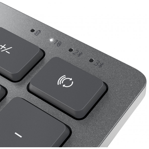 Фото - Клавиатура беспроводная Dell Compact Multi-Device Wireless Keyboard - KB740 - Russian(QWERTY) (580-AKOZ)