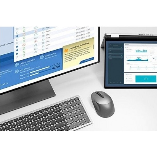 Фото - Клавиатура беспроводная Dell Compact Multi-Device Wireless Keyboard - KB740 - Russian(QWERTY) (580-AKOZ)