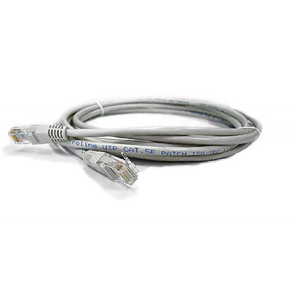 Фото - Кабель патч-корд Kingda RJ45 UTP 5e 24AWG CU 3m Gray (KD-PAUT3300GY)