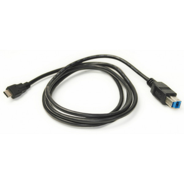 Фото - Кабель синхронизации данных PowerPlant USB3.0 Type-C (M)-USB BM 1m Black (KD00AS1275)