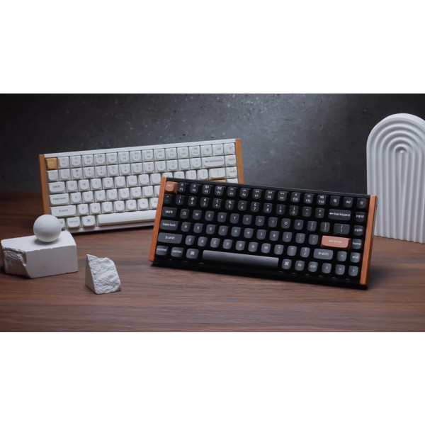 Фото - Клавиатура беспроводная Keychron K2HE 81Key, Gateron Double-Rail Magnetic Nebula, WL/BT/USB-A Black (K2H-F1-UA)