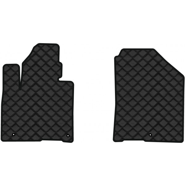 Фото - Коврики из экокожи в салон авто передние EVAtech ECO для Sorento (UM) 7 seats Kia 2014-2020 3 поколение SUV USA (KI12575AV2LA3BBB)