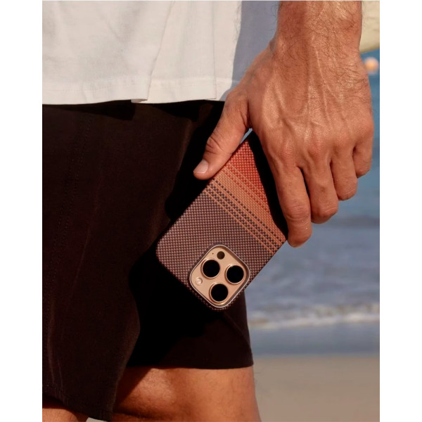 Фото - Чехол для смартфона Pitaka Tactile Woven Sunset PitaTap for iPhone 16 Pro Max (KI1602SUM)