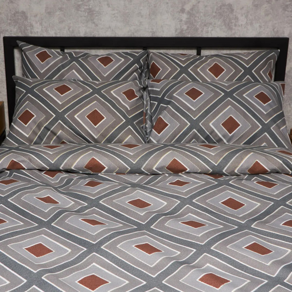 Фото - Комплект постельного белья Moon&Star Микросатин Premium Loft Style King Size 220x240 нав. 2х50х70 (MS-820009941)