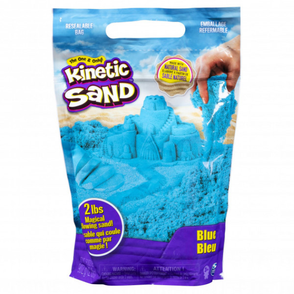 Фото - Кинетический песок Kinetic Sand Colour Синий 907 г (71453B)