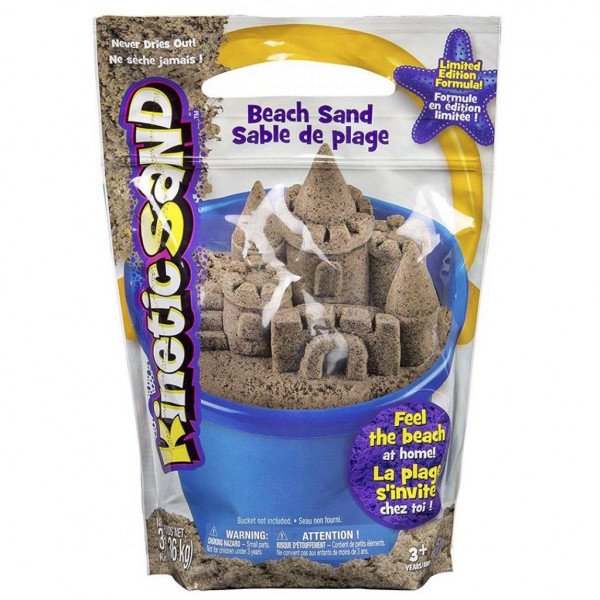 Фото - Кинетический песок Kinetic Sand Beach Натуральный цвет 1360 г (71435)