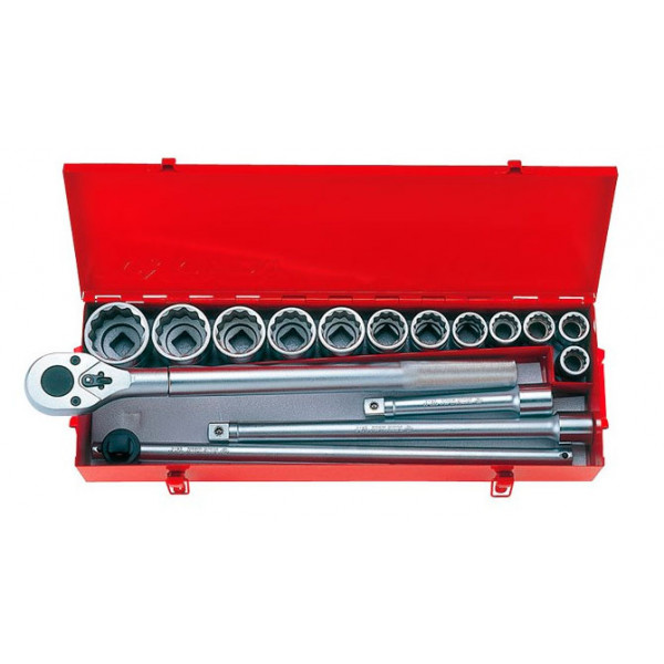 Фото - Набор торцевых головок KING TONY 3/4'' 7/8''- 2'' 16 шт. (6016SR) Фото - Набор торцевых головок KING TONY 3/4'' 7/8''- 2'' 16 шт. (6016SR)