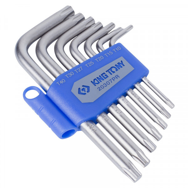 Фото - Набор торцевых ключей KING TONY 8 шт. Т10 - Т40 (20307PR)