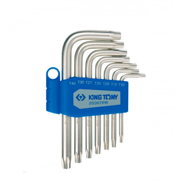 Фото - Набор торцевых ключей KING TONY 8 шт. Т10 - Т40 (20307PR) Фото - Набор торцевых ключей KING TONY 8 шт. Т10 - Т40 (20307PR)