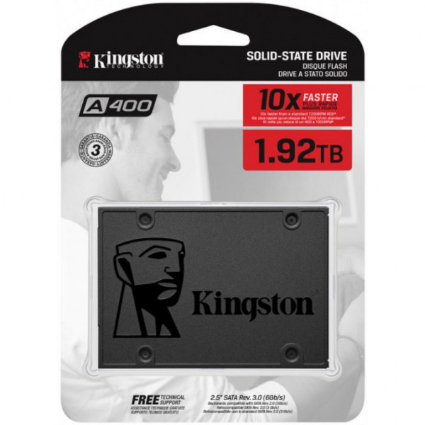 Фото - SSD-накопитель внутренний Kingston 2.5" 1920GB A400 SATA 3.0 (SA400S37/1920G)