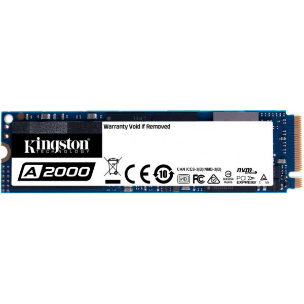Фото - SSD-накопитель внутренний Kingston A2000 1TB NVMe M.2 2280 PCIe III x4 3D NAND TLC (SA2000M8/1000G)