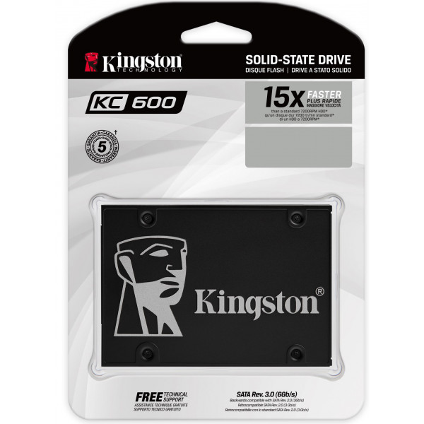 Фото - SSD-накопитель внутренний Kingston KC600 256GB 2.5" SATAIII 3D TLC (SKC600/256G)