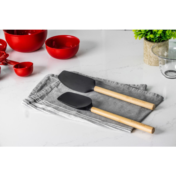 Фото - Лопатка кухонная KitchenAid Classic 30.1 см черный (KQG630OHOBE)