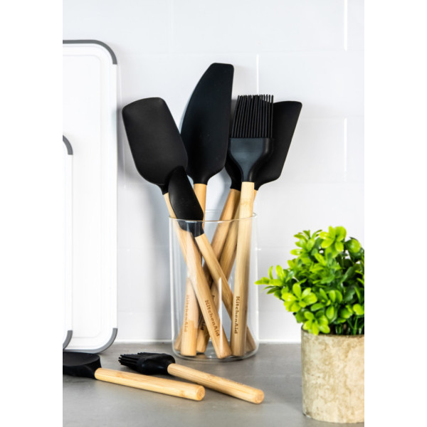 Фото - Лопатка кухонная KitchenAid Classic 30.1 см черный (KQG630OHOBE)